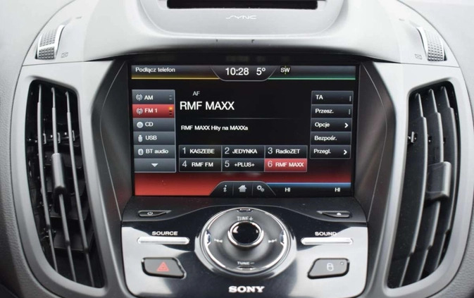Ford Kuga cena 59800 przebieg: 129824, rok produkcji 2016 z Drawsko Pomorskie małe 667